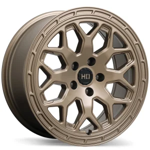 Fast HD – Bandit – Bronze – 17″x7.5″ 35mm – All weather Wheels – F277-1775-31ZT+35C634